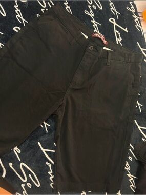Men's Black Chino Shorts by